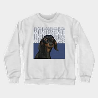 Dachshund Portrait | Dog Lovers Gift Crewneck Sweatshirt